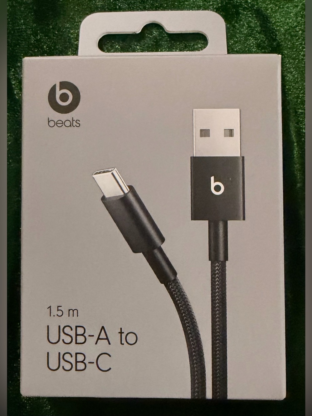 USB-A to USB-C Cable - Black (1.5 m)
